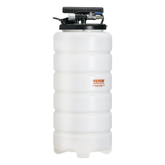 Pneumatic Manual Oil Changer Vacuum Fluid Extractor 4 Gallons 15 Liters with Dipstick Suction Hose for Automotive Fluids
