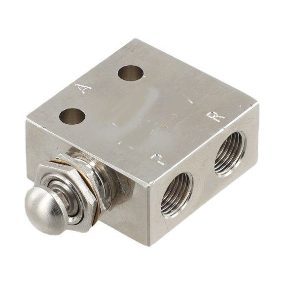 Pneumatic Mechanical Valve TAC231V with Push Button Control 2 Position 3 Way for Directional Flow Switching in Industrial Machinery