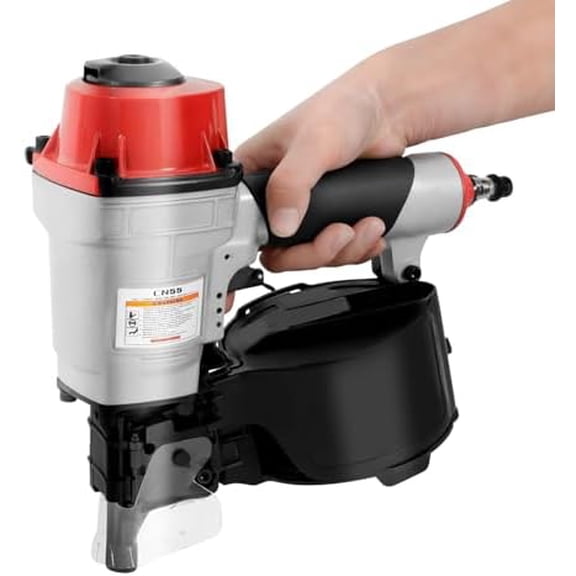 Pneumatic Nailer CN55, Professional Coil Nailer Max Fastener Length 2", Pneumatic Siding Nailer, Air Coil Nailer with Fast Fire Truck for Fast and Hard Woodworking, Pallets, Crates, Framing