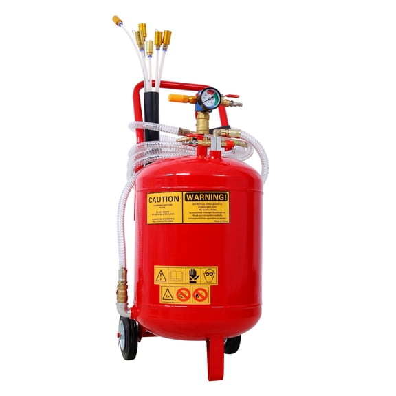 Pneumatic Oil Extractor 24L - Portable Waste Oil Drainer Evacuator Kit with 6 Probes