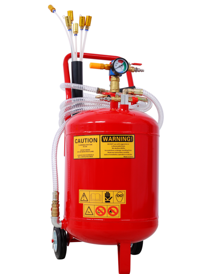 Pneumatic Oil Extractor Portable Fluid Evacuator with Integrated Level Gauge