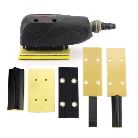 Pneumatic Orbital Sandpaper Machine Square Sander for Factories Wood Metal Furniture Grinding & Polishing ,Wide Use