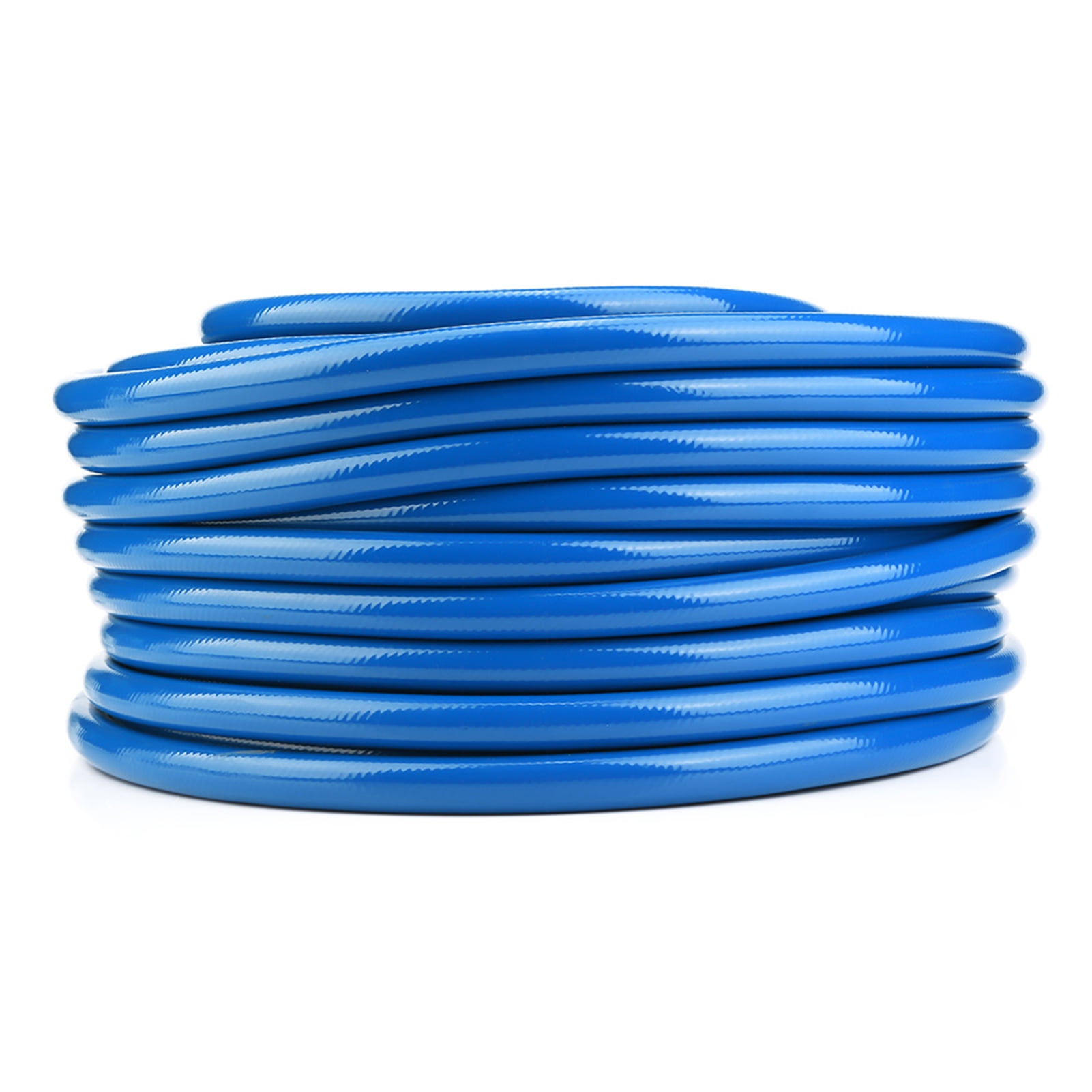 Pneumatic PVC Hose 30M Blue Flexible PVC Hose with Quick Connector for Air Compressor Industrial Use