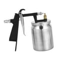 thumbnail image 1 of Pneumatic Paint Spray Gun, Silver Air Spray Gun, Pneumatic Air Paint Spray Gun, High Pressure Sprayer for Furniture & Automotive, Lightweight, Efficient, Even Coverage, 1 of 8