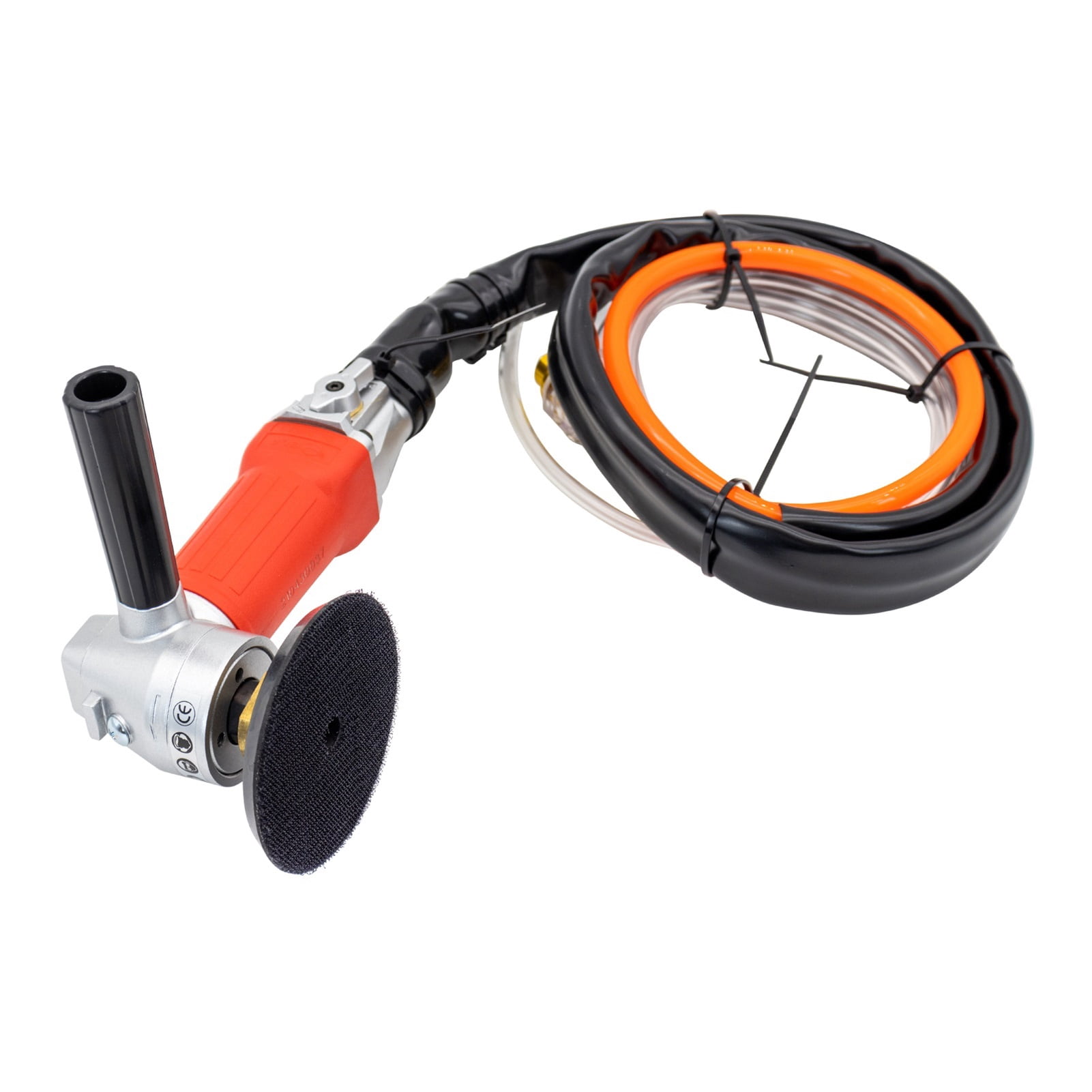Low Rpm Stone Pneumatic Power Grinder 4 Inch Air Wet Stone Polisher 5500 Rpm Rear ...