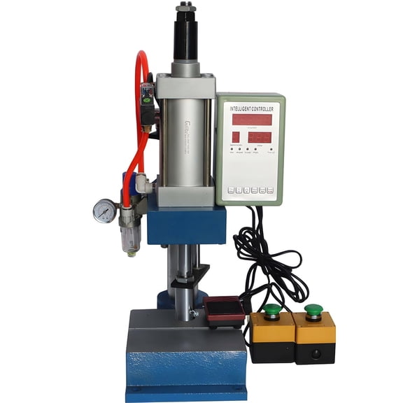 Pneumatic Press Machine Pneumatic Punch Machine with Display Controller 660Lb/300kg