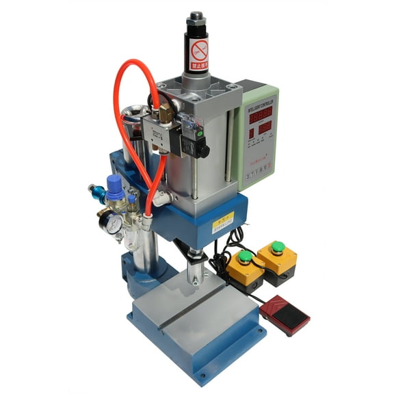 Pneumatic Press Punch Machine with Display 2 Buttons Controller Sheet Strip Coil 1100LB 500KG