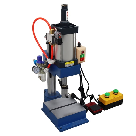 Pneumatic Punch Press Machine Cylinder Stroke Adjustable with No Display Controller Punches Milling Machine