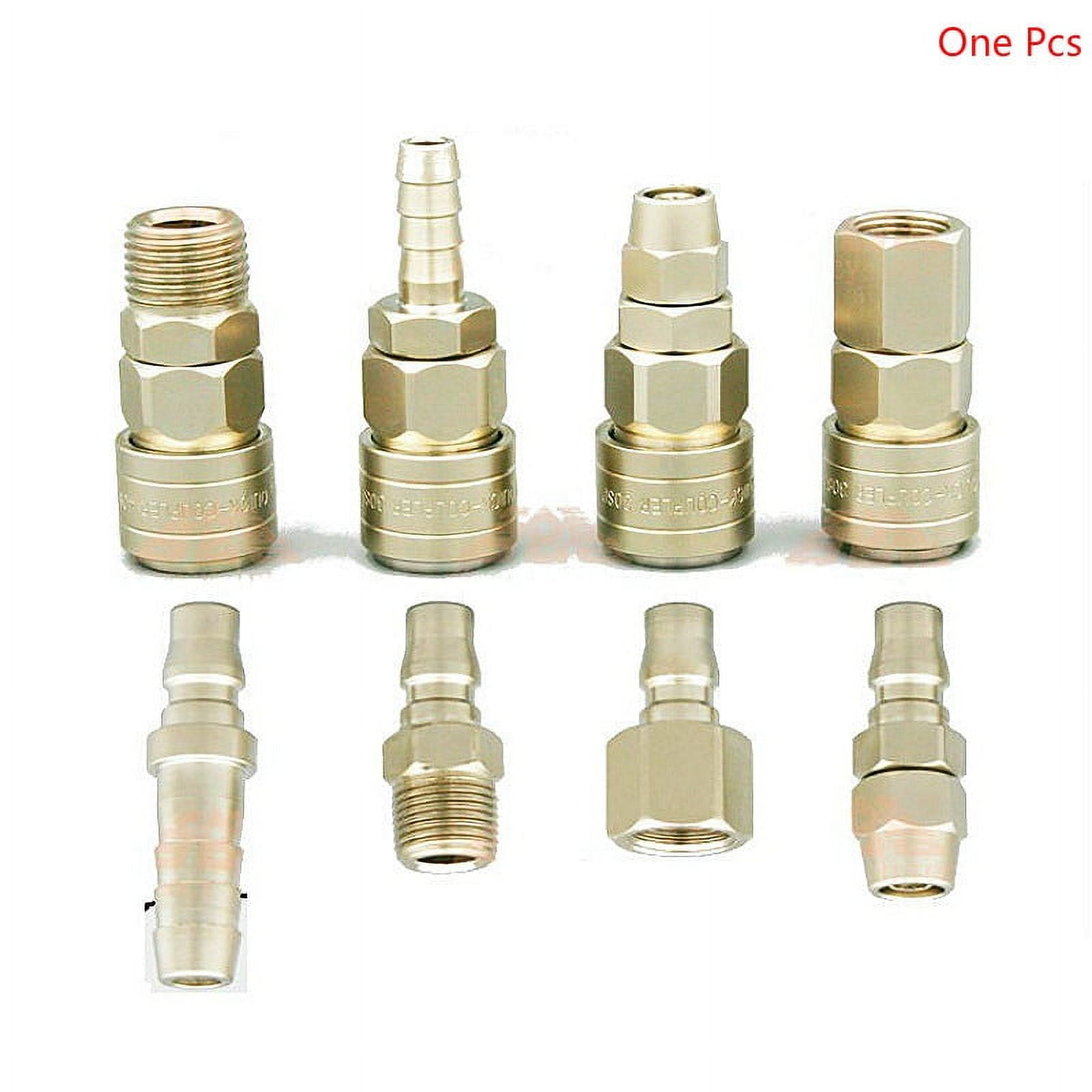 Pneumatic Quick Connector Joint C-type Air Compressor Pump Accessory For PU Hose Nylon Tube High Pressure Coupling Self-locking