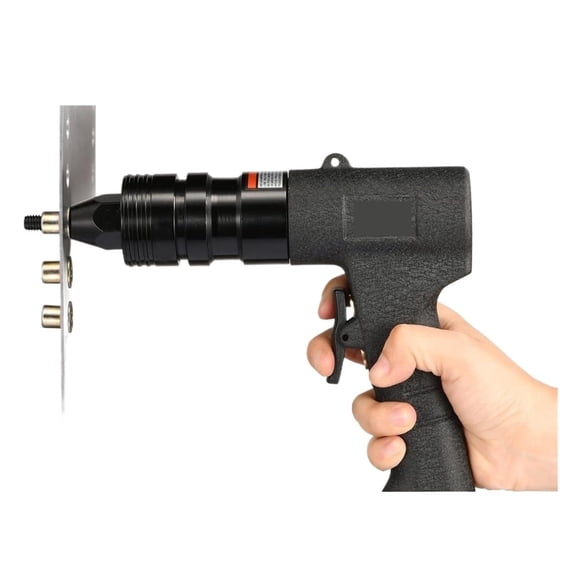 Pneumatic Rivet Nut Gun 1/4-20, 5/16-18, 3/8-16 Self-Locking Head Gun With Replacement Mandrels, Industrial Grade Pull Rivnut ,Wide Application