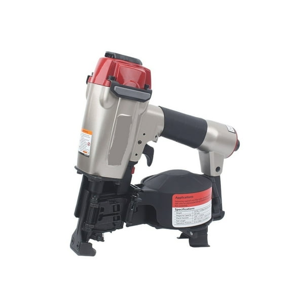 Pneumatic Roofing Coil Nailer Roll Nail Gun Fastening Asphalt And Fiberglass Shingles Depth Adjustable ,Easy Adapter & Wide Applications