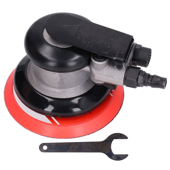 Pneumatic Sanding Machine, Hook And Loop Fastener Stepless Speed Regulation Sanders Aluminum Alloy For Wood Polishing