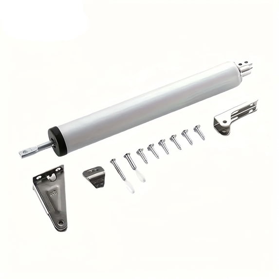 Pneumatic Screen Door Closer Adjustable Automatic Door Closer Quiet Soft Close Door Control, Screen Door Closing System for Home Patio Storm Door Entryway