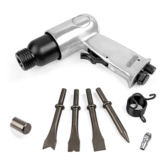 Pneumatic Shovel Air Circular Hexagonal Shank Handheld Rust Remover Pneumatic Chisel k Car Maintenance Repairing Tool ,Strong and Powerful