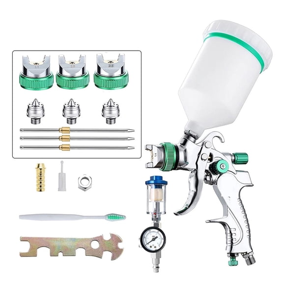 Pneumatic Spray Gun1.4/1.7/2.0/2.5 MM Nozzle Spray Gun Spray Equipment Atomized Paint Car Painting Tool ,Versatile applications
