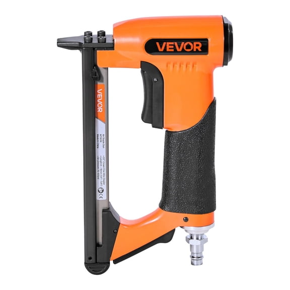 Pneumatic Staple Gun 21 Gauge Air Upholstery Stapler for 80 Series Fine Wire Staples 1/2 Inch Crown 1/4 to 5/8 Inch Length Max 150 PCS Loading for Upholstery Woodworking DIY Projects