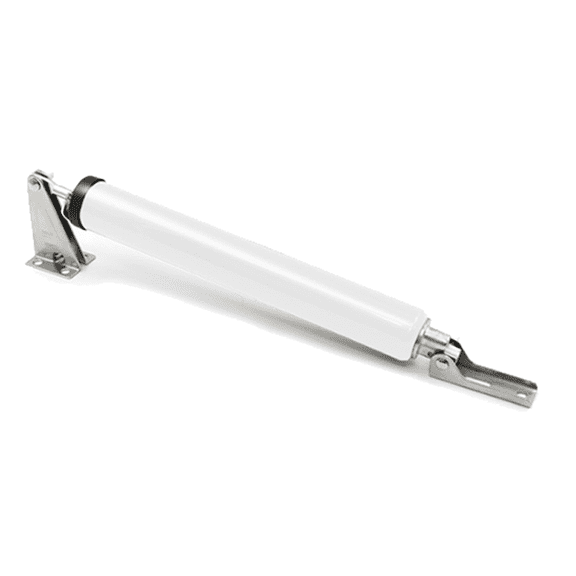 Pneumatic Storm Door Closer Pack of 2, Quiet Closing, Adjustable Speed, Top or Side Mount, Max 100 Opening Angle, for Screen, Storm & Light Interior Doors, White