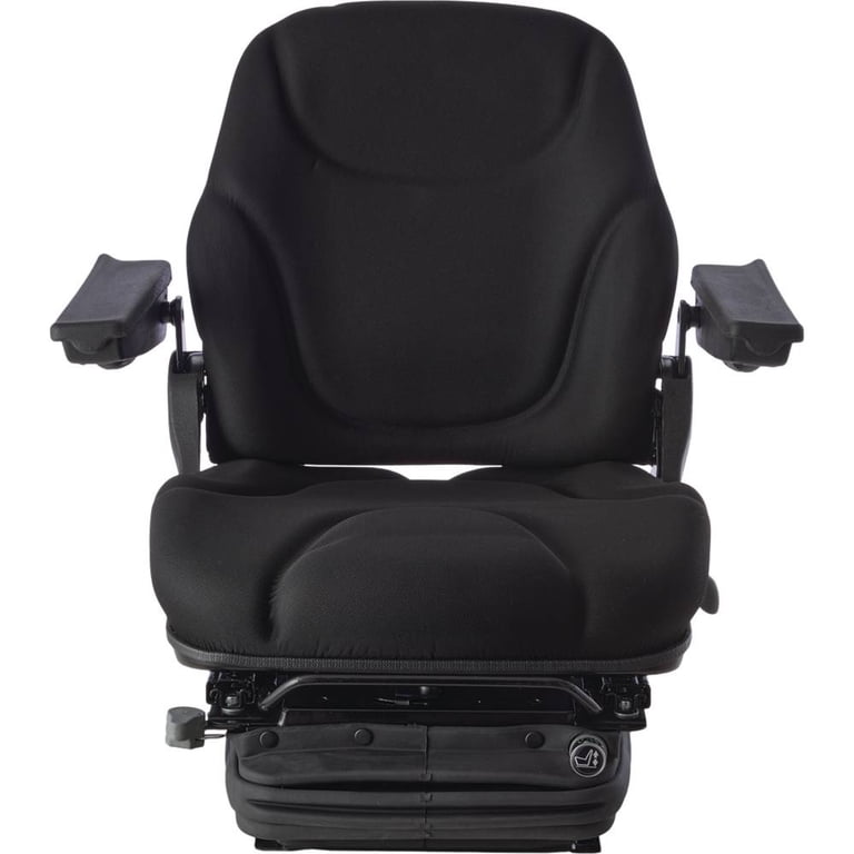 OEM Grade Black Cloth Pneumatic Suspension Seat Compatible with