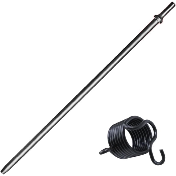 Pneumatic Taper Punch and Air Cold Chisel Set with Air Hammer Spring, 3/8" x 18" Point Tip, 0.401 Inch Shank Air Tool Suitable for Air Hammer, Cr-Mo Alloy Steel