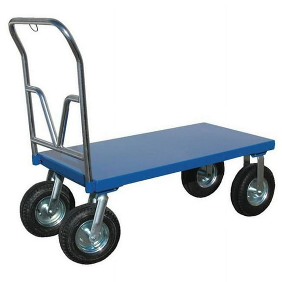 Pneumatic Tire Platform Cart, 36 x 72 in.
