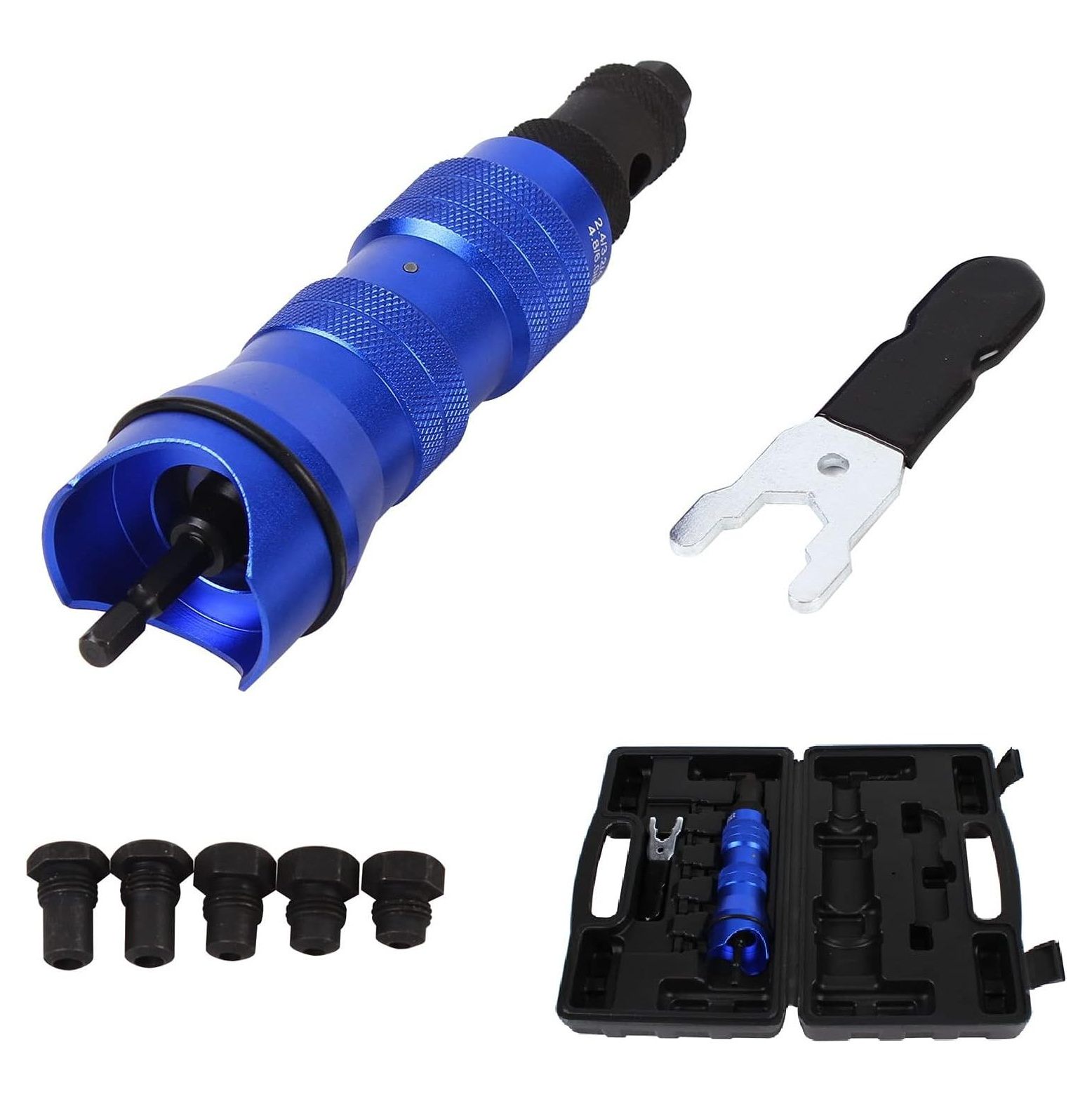 Pneumatic Tool ADR36 Blind Rivet Drill Adapter Kit 2.4mm6.4mm