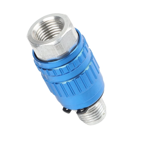 Pneumatic Tool Air Flow Control Valve 1/4 Inch Intake Pressure Regulator with Adjustable Rotary Knob Alloy Construction Hexagonal Design and Anti-Slip Grip for Precise Airflow Control