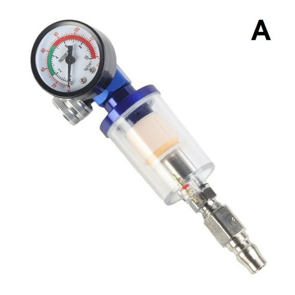 Pneumatic Tools Airbrush Adapter Air Regulator Gauge Oil-Water Separator Filter
