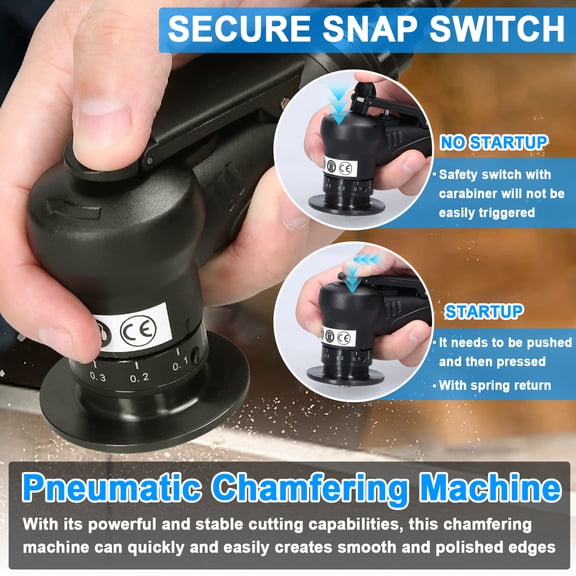 Pneumatic chamfering machine,Tool Portable Handheld Tool Metal Wood Pneumatic Carpenter Tool Carpenter Tool Portable Buzhi Handheld Tool Mewmewcat Dsfen