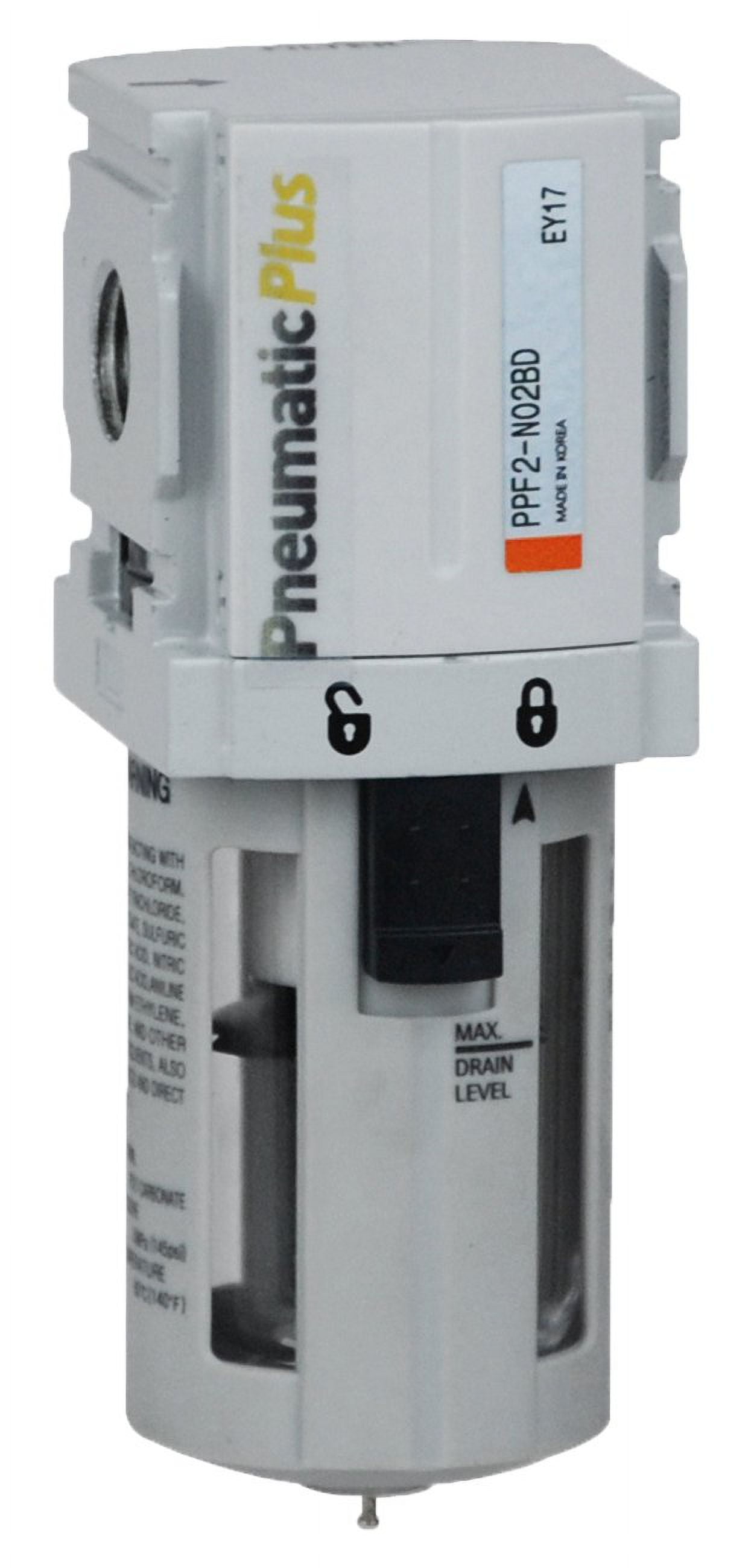 PneumaticPlus PPF2N02B Compressed Air Particulate Filter 1/4" NPT