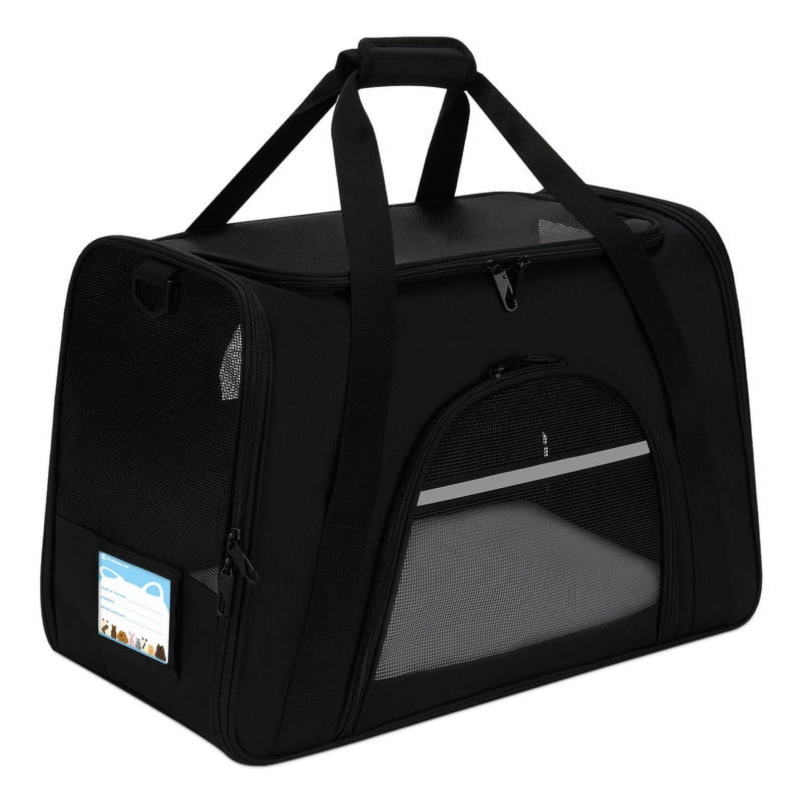 Pnimaund Cat Carrier Large Pet Carrier Soft Dog Carrier with Lockable