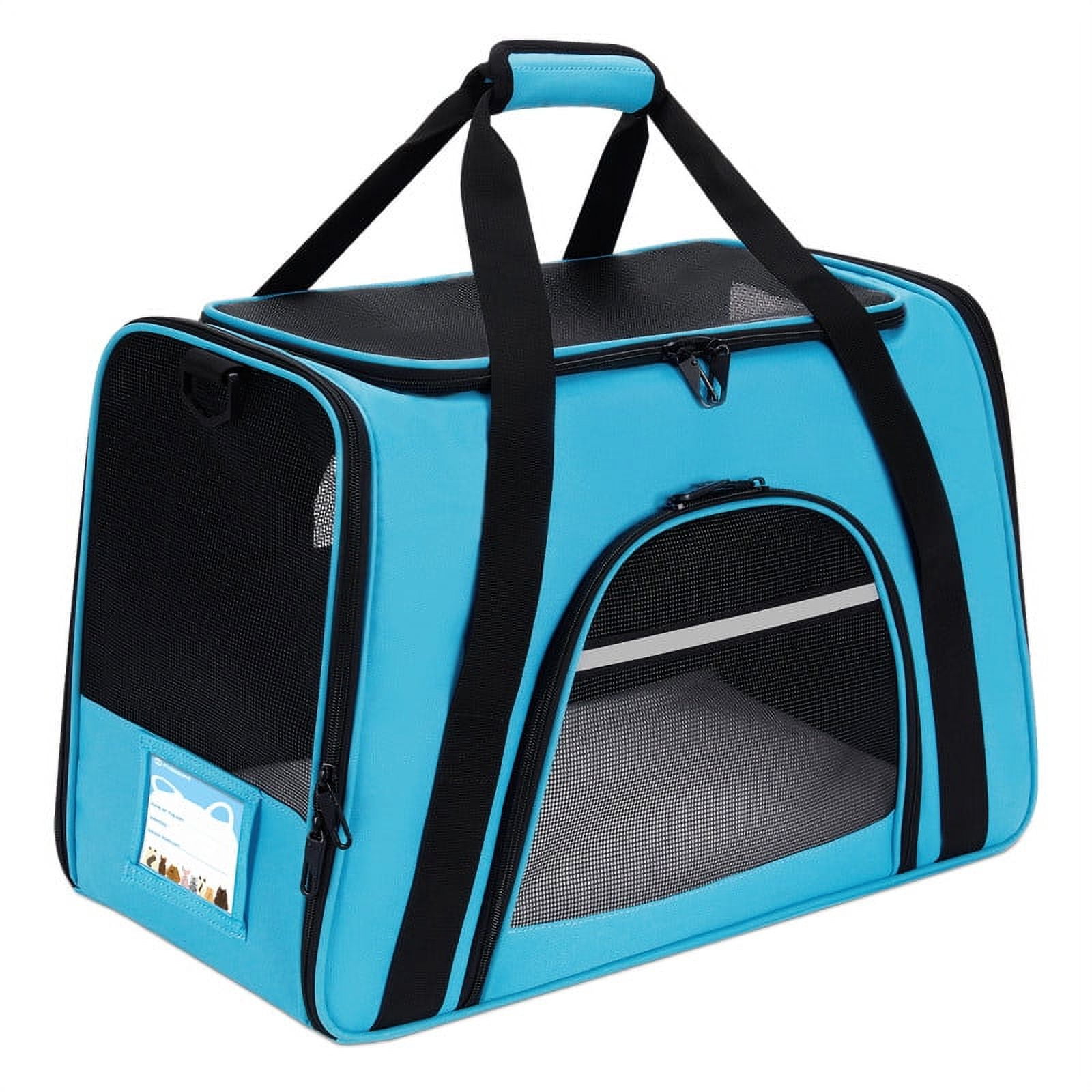 Pnimaund Cat Carrier Large Pet Carrier Soft Dog Carrier with Lockable