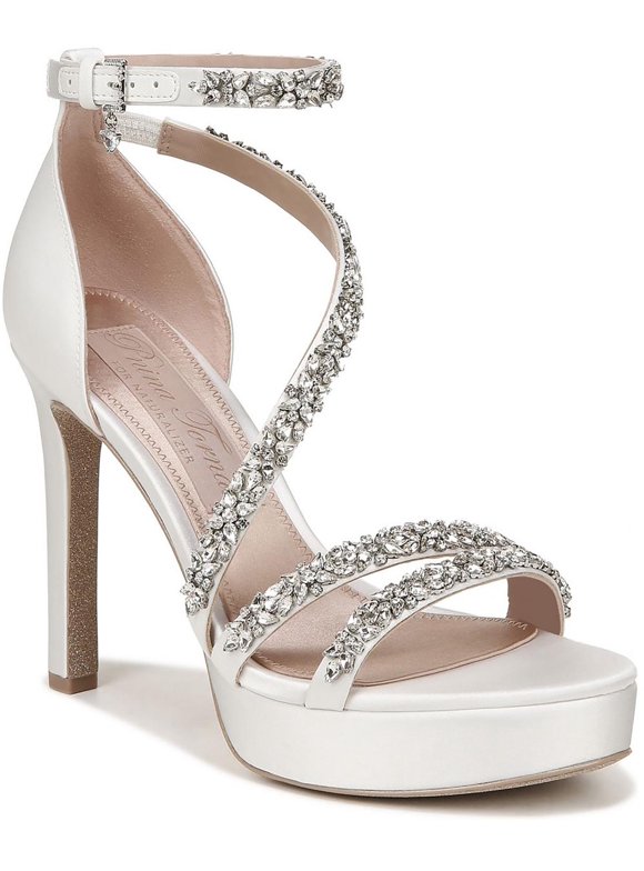 Satin Platform Sandals