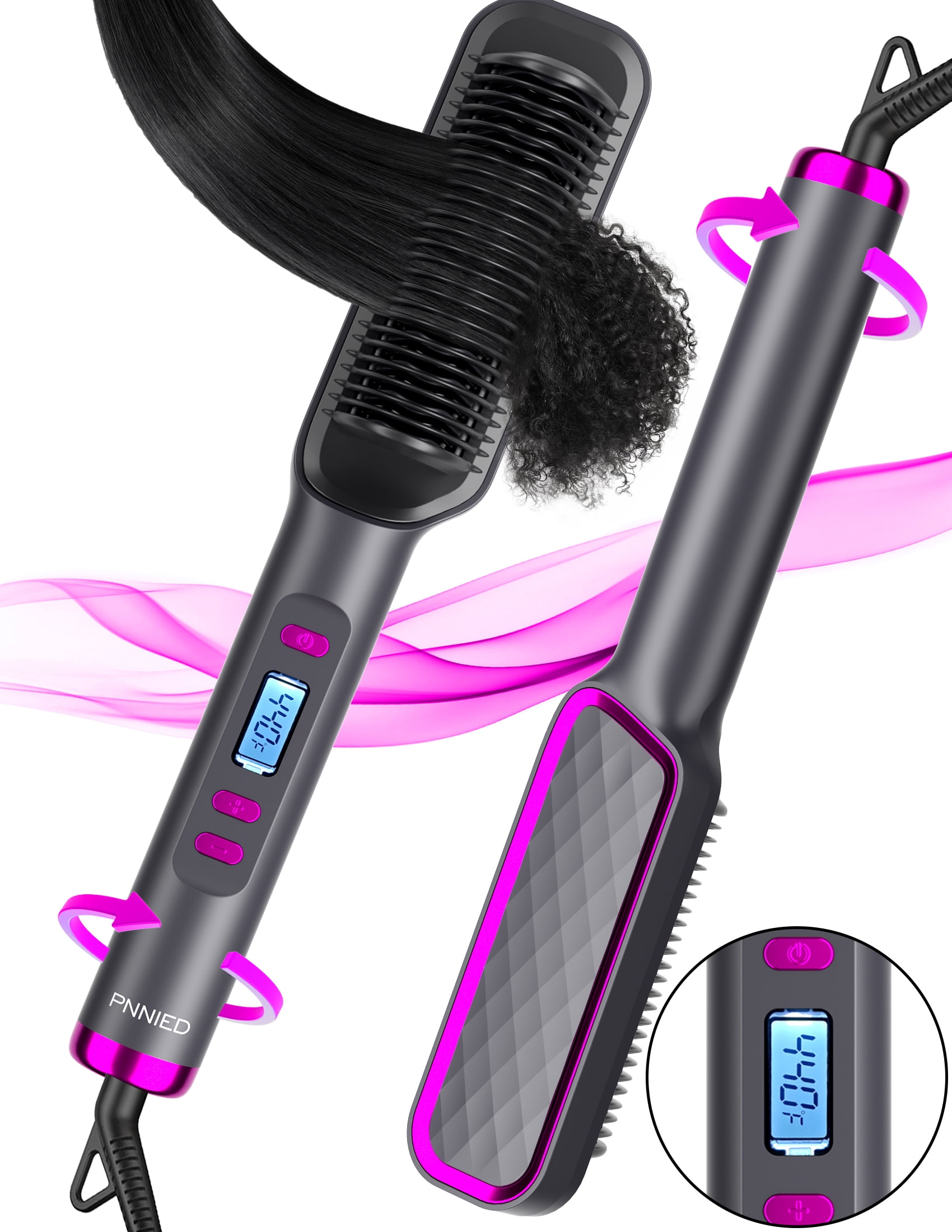 InStyler Rotating Hair Iron for Short Hair Red 1 1 4 Barrel Walmart
