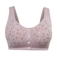 thumbnail image 1 of Pntutb Bras for Women Bra Wire Free Underwear Onepiece Bra Everyday Underwear Bras Pink 40, 1 of 5