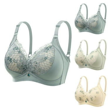 Pntutb Bras for Women Clearance,Womans Comfortable Lace Breathable Bra Underwear No Rims