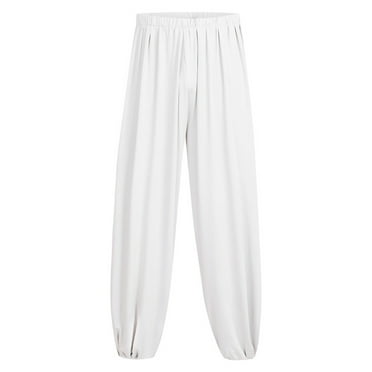 Pntutb Clearance Fashion Mens Casual Solid Loose Sweatpants Trousers Jogger Dancing Yoga Pant