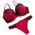 thumbnail image 1 of Patlollav Women Lace Underwear Pajamas Embroidered Ladies Intimates Set, 1 of 6