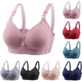 thumbnail image 1 of Pntutb Bras for Women Plus Size,Ladies Bra Fit Comfort,Womans Comfortable Breathable Bra Underwear No Rims on, 1 of 3