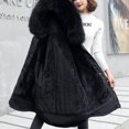 thumbnail image 1 of Pntutb Ladies Shiny Cotton Dress Hooded Bread Jacket Short Coat Womens Tops, 1 of 6