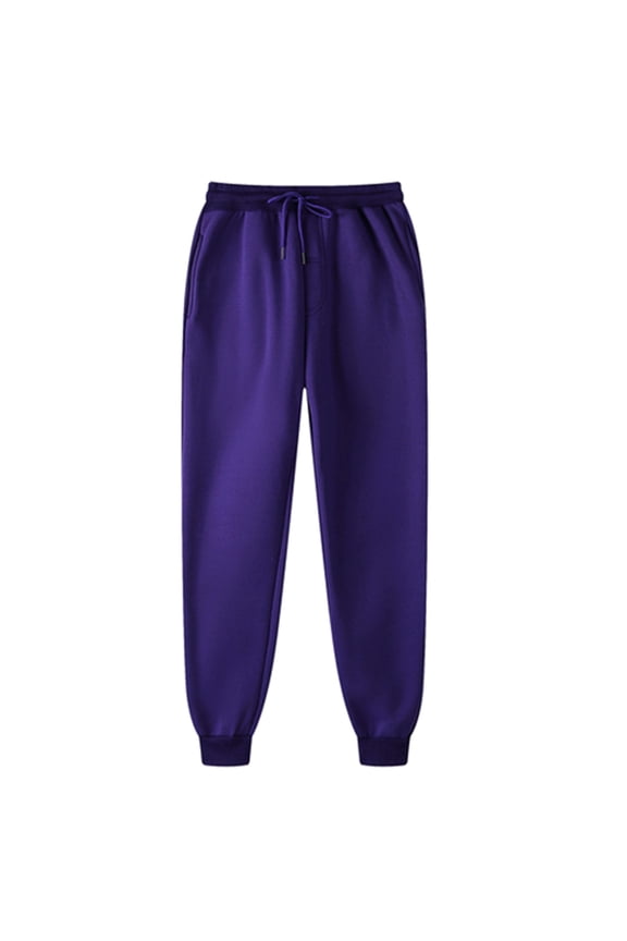 Pntutb Mens,Men Trousers Velvet Thick Solid Color Plus Size Running Fitness Sports Pants