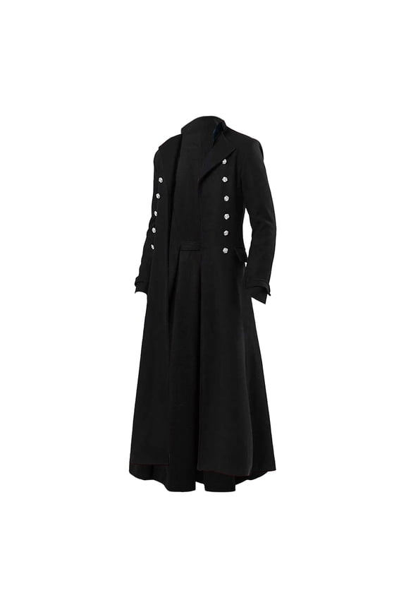 Pntutb Mens,Men Steampunk Gothic Costume Vintage Windbreaker Halloween Coats