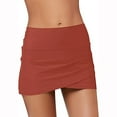 thumbnail image 1 of Pntutb Women's Bikini Bottom Tankini Swim Skirt Short Hulip Hem Swimwear Beach Skrit Clothes, 1 of 6