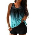 thumbnail image 1 of Pntutb Womens Bathing Suits Athletic 2 Piece Tankini Swimsuits with Shorts Swim Tank Tops, 1 of 6