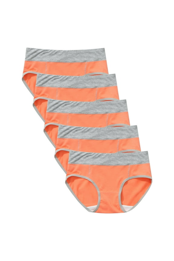 Pntutb Women's Solid Color Patchwork Briefs Panties Underwear Knickers Bikini Underpants