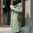 thumbnail image 1 of Pntutb Womens Fall Fashion,Women Winter Warm Trench Long Coat Outwear Lapel Wool Jacket Overcoat Plus, 1 of 6