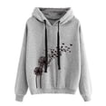 thumbnail image 1 of Otvok Hoodies for Women, Autumn Winter Women's Sweatshirts Long Sleeve Comfortable Drawstring Hooded Pullover Tops, 1 of 6