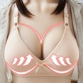 thumbnail image 1 of Pntutb Womens Plus Size Bra Wire Free Underwear One-Piece Bra Everyday Underwear White 42, 1 of 6