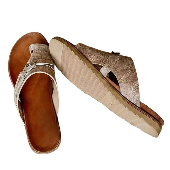 Pntutb Womens Sandals Clearance,Ladies Clearance,New Style Flat Comfortable Slip Sole Summer Beach Shoes