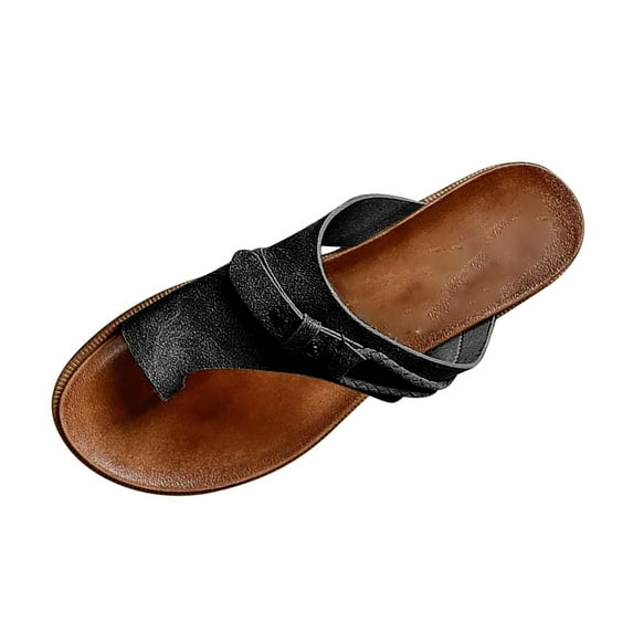 Pntutb Womens Sandals Clearance,Ladies Clearance,New Style Flat Comfortable Slip Sole Summer Beach Shoes