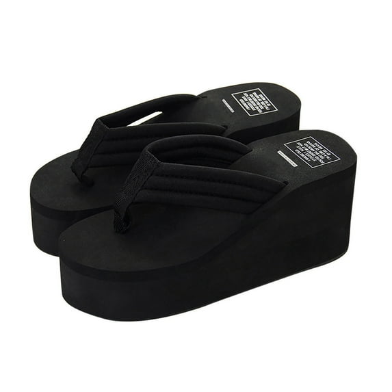 Pntutb Womens Sandals Clearance,Ladies Clearance,Summer Slipsole Platform Slippers Beach Shoes